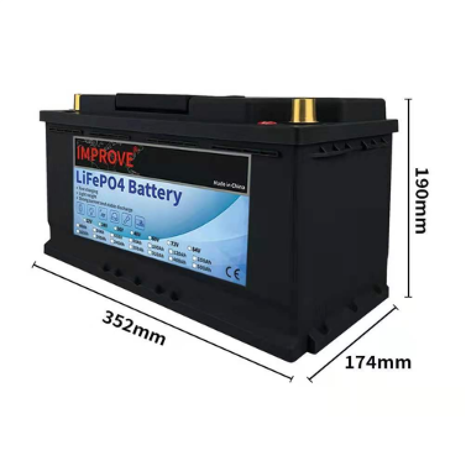 Our 36v100ah lithium battery supplies power for your weekend!--IMPROVE BATTERY