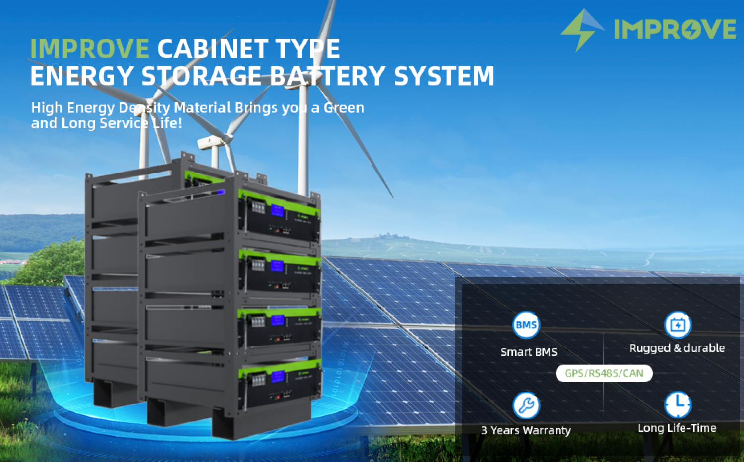 IMPROVE BATTERY Cabinet Type Energy Storage