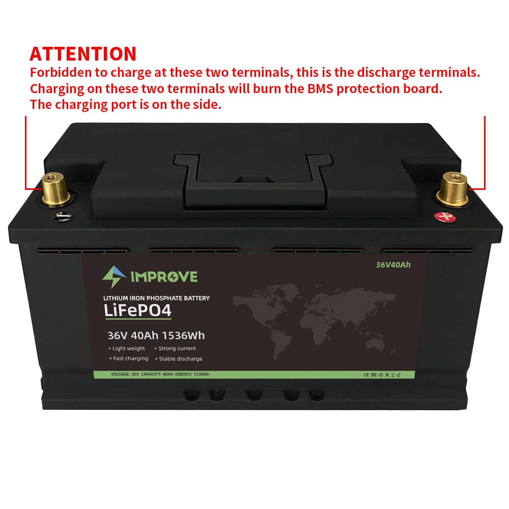 IMPROVE BATTERY -- 38.4V LiFePO4 Batteries