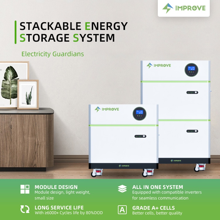IMPROVE stackable energy storage system