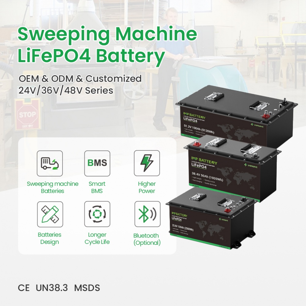 IMPROVE BATTERY -- Floor Sweeper LiFePO4 Battery