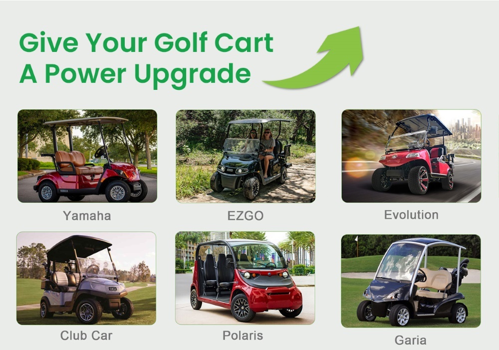 IMPROVE BATTERY --lithium battery (LiFePO4) for Golf Cart