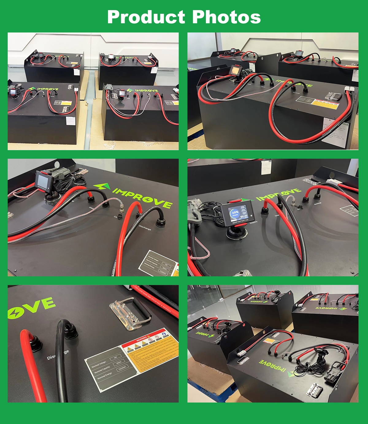 IMPROVE LiFePO4 Forklift Battery, 36V and 48V series.