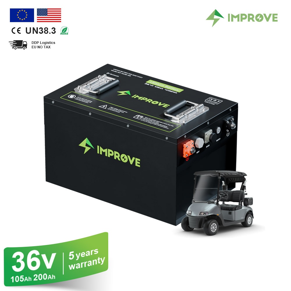 IMPROVE 36V golf cart lifepo4 battery